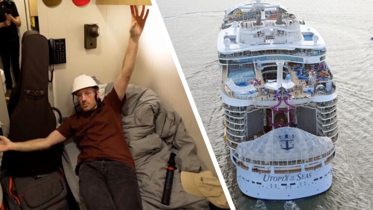 Crew Member Shows Tiny Cabin on Royal Caribbean’s Newest Cruise Ship