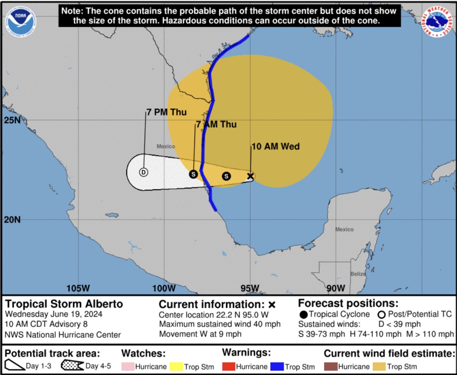 Carnival Provides Update As Tropical Storm Alberto Threatens Galveston