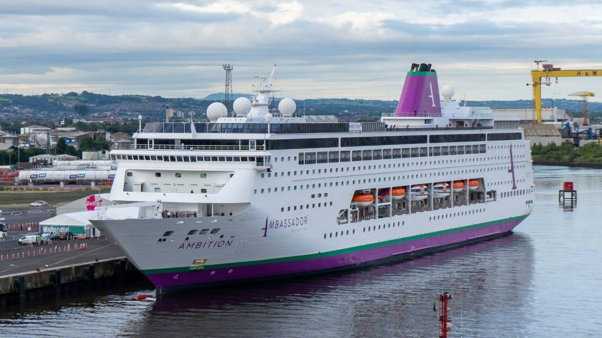 Ambition Cruise Ship in Belfast