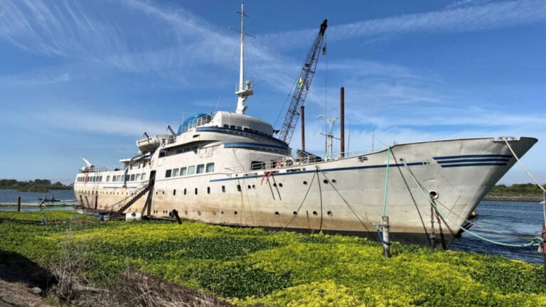 Famed Cruise Ship Finally Refloated in California