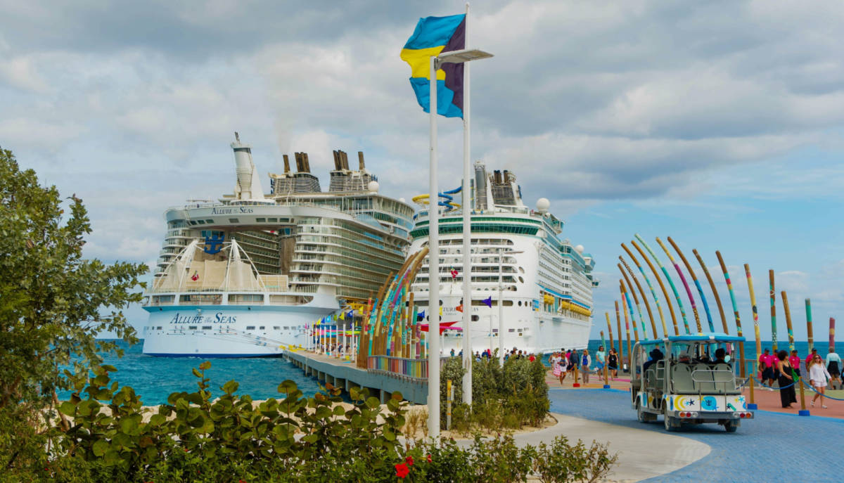 Royal Caribbean Ships Docked at CocoCay