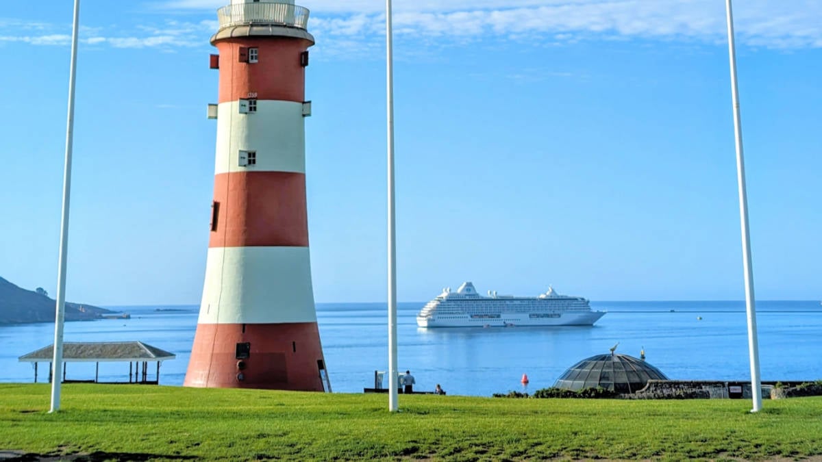 Cruise Ship in Plymouth