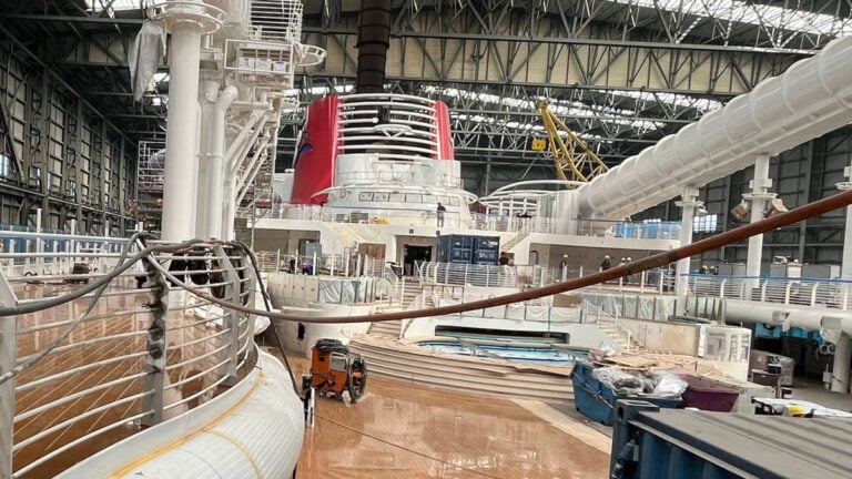 Disney Shares Construction Update on Upcoming New Cruise Ship