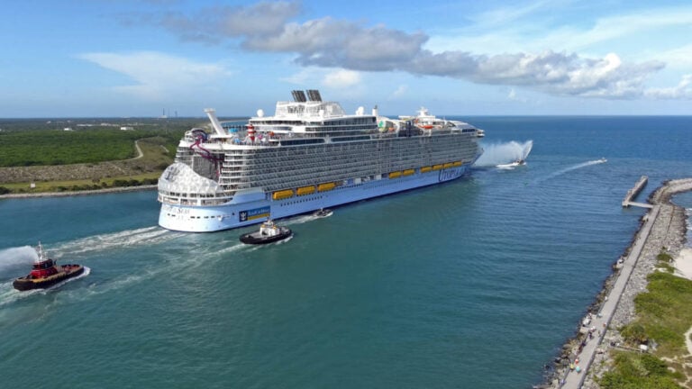 Royal Caribbean’s New Utopia of the Seas Gets Spectacular Sendoff