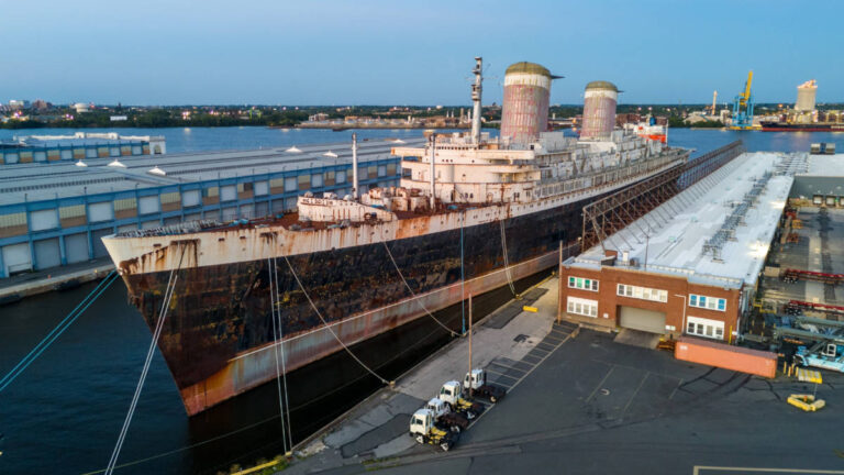 Underwater Fate Drawing Closer for America’s Old Ocean Liner
