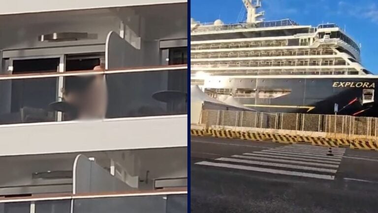 Couple Caught Getting Steamy During Ceremony for New Cruise Ship