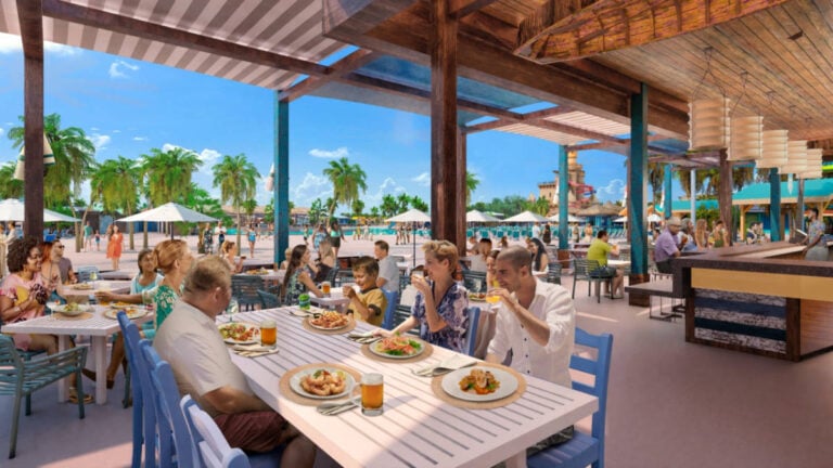 Carnival Unveils Dining Options for New Private Destination Celebration Key