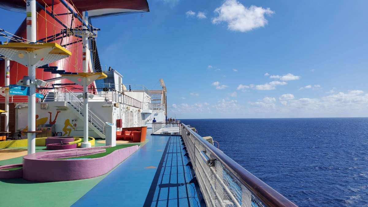 Carnival Cruise Ship Open Deck