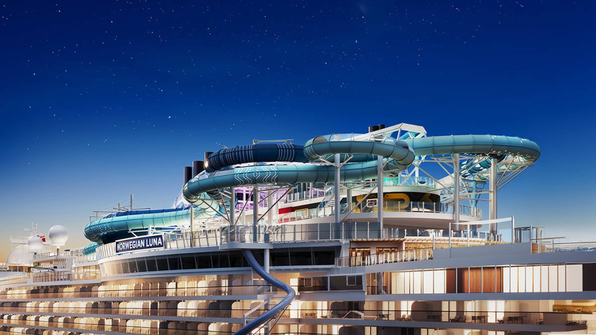 Norwegian Luna Aqua Slidecoaster