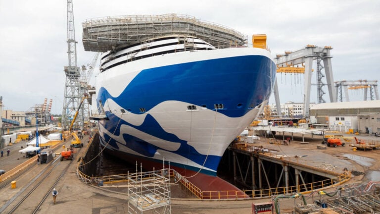 Star Princess Reaches Major Construction Milestone at Shipyard