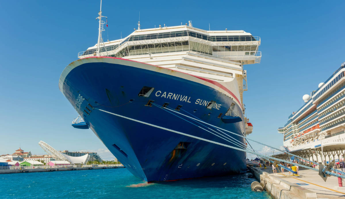 Carnival Sunshine Docked in Nassau, Bahamas