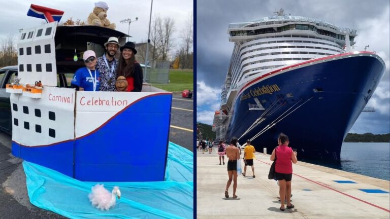 Family Shows Love for Carnival Cruise Line at Trunk-or-Treat Event
