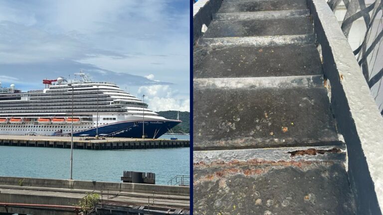 Gangways Cause Problems for Carnival Ship Disembarkation