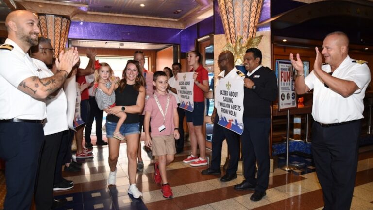 Carnival Cruise Line Celebrates 7 Millionth Guest in New Orleans