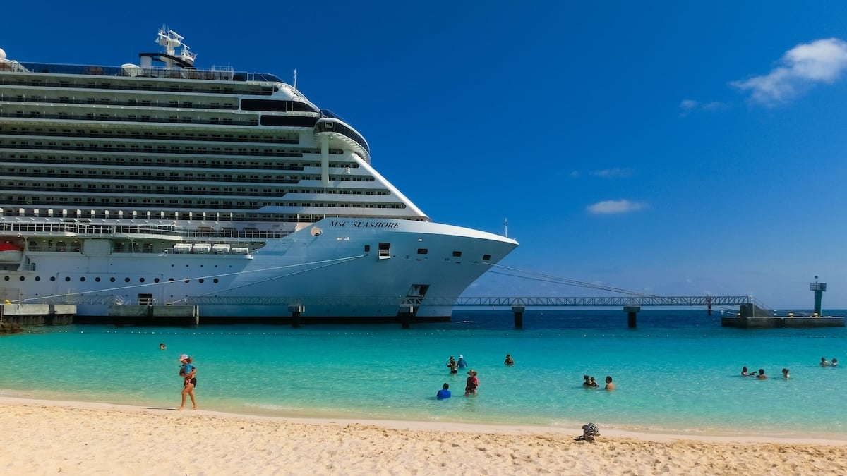 MSC Seashore in Ocean Cay