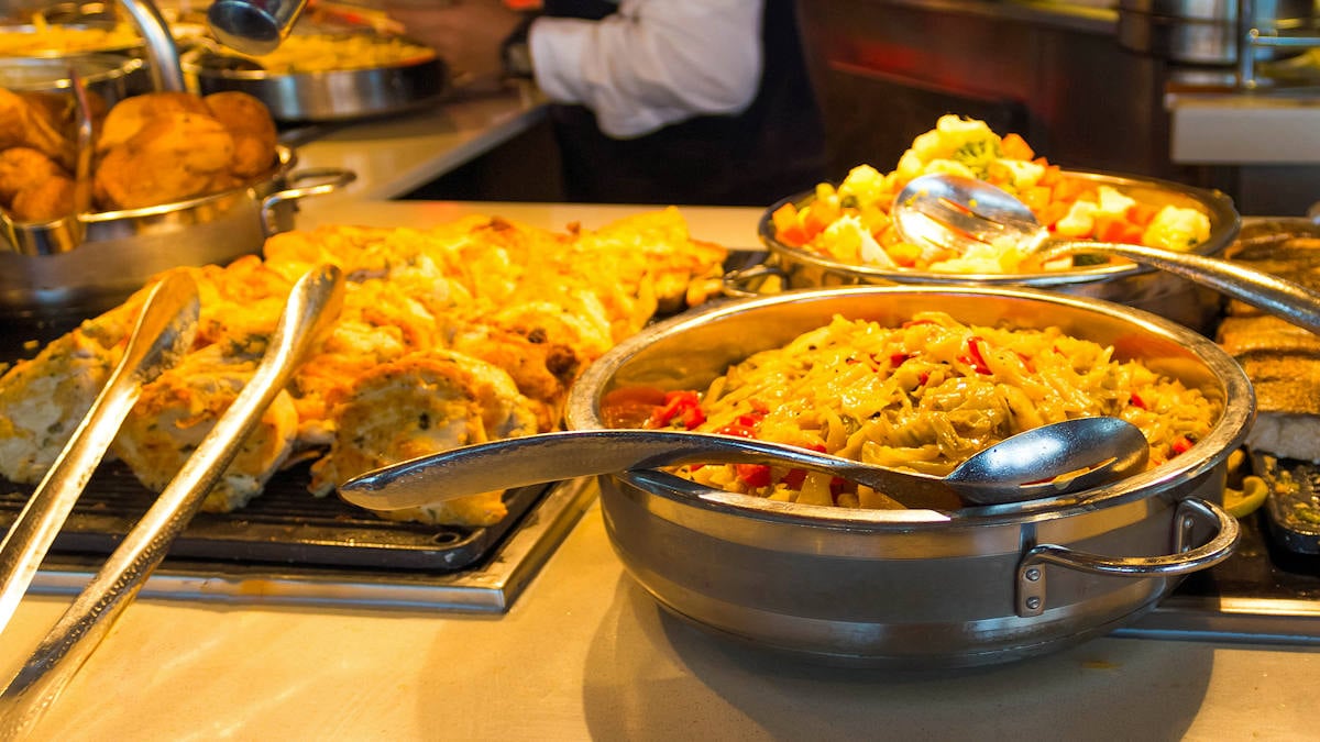 Cruise Ship Buffet Tongs