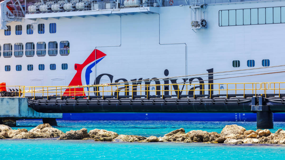 Carnival Cruise Ship in Port