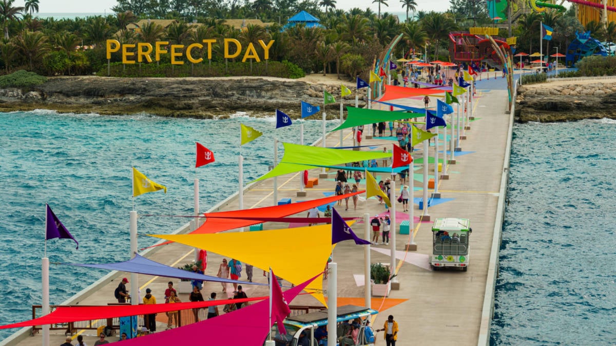 Tram Service at Royal Caribbean's Perfect Day at CocoCay