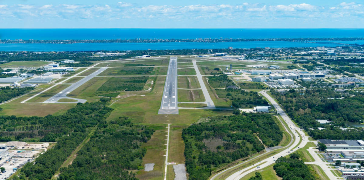 Aerial View of Melbourne Orland Airport