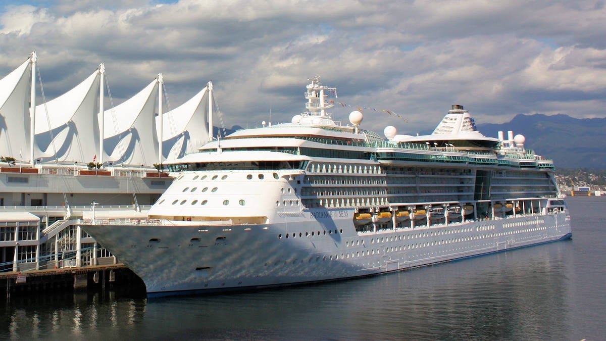 Radiance of the Seas in Vancouver