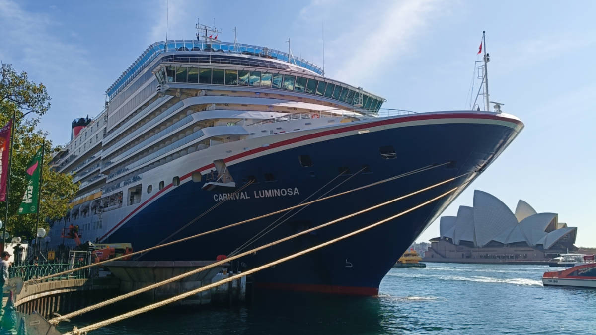 Carnival Cruise Ship Docked in Sydney
