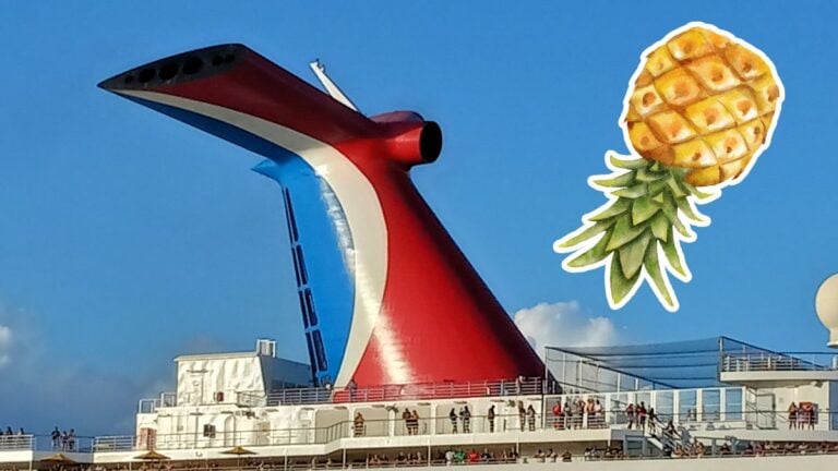 Carnival Removing Upside Down Pineapple Door Decorations