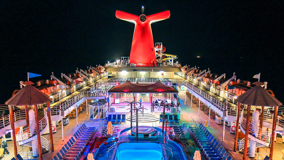 Carnival Ship at Night