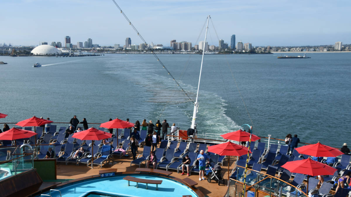 Carnival Panorama Departing Long Beach