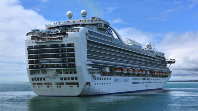 Crown Princess Guests Informed About the Need for Extra Cleaning