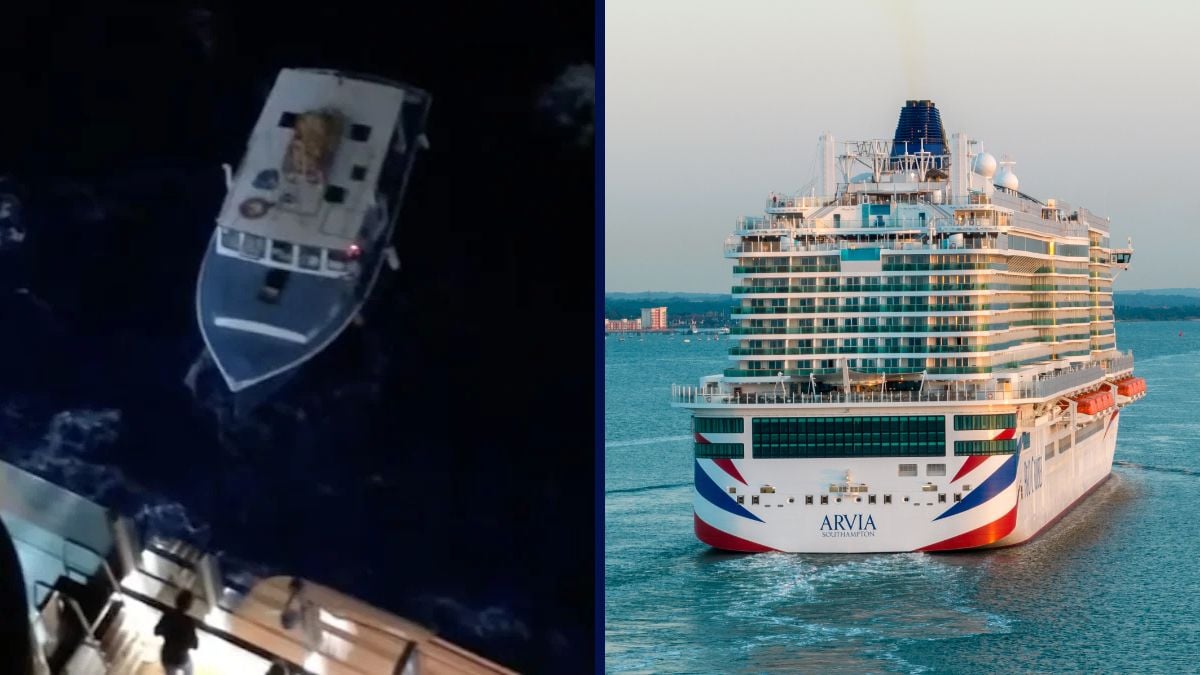 P&O Arvia Ship Rescue