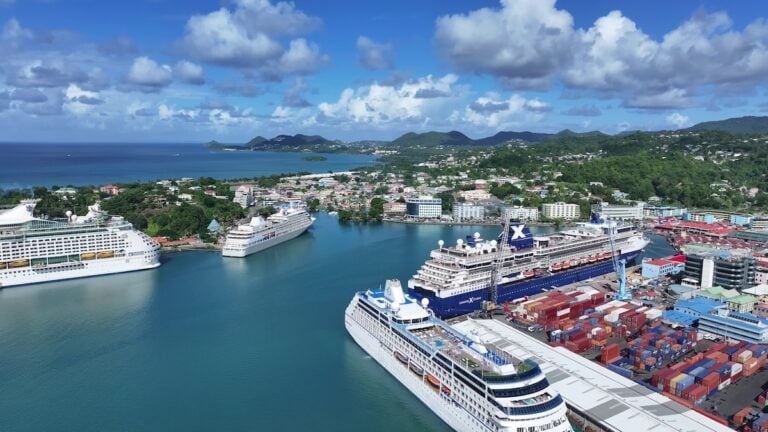 Caribbean Port Receives Five Cruise Ships and Shatters One-Day Record