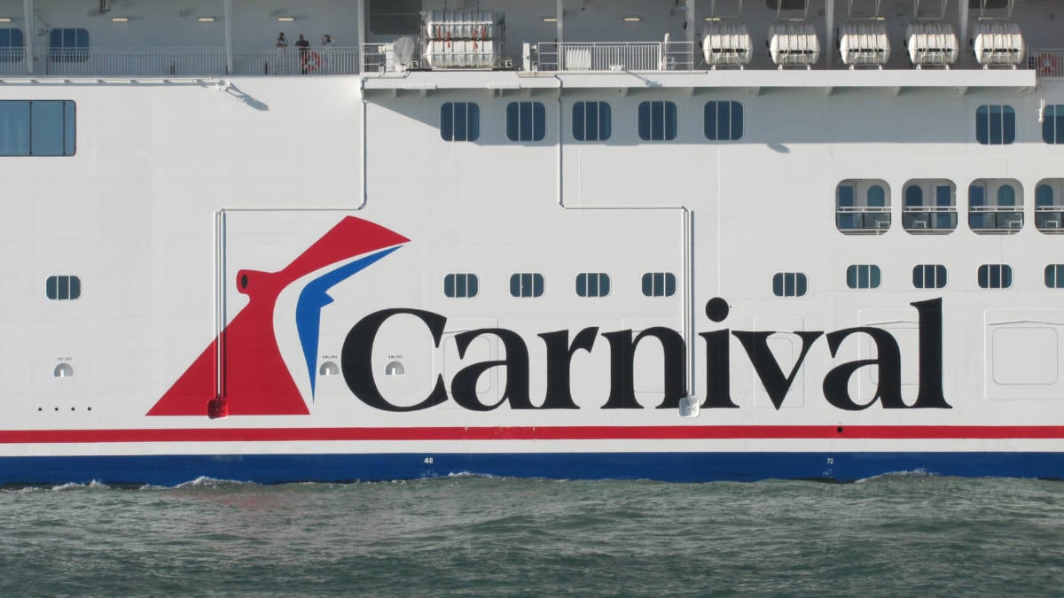 Carnival Logo on Cruise Ship