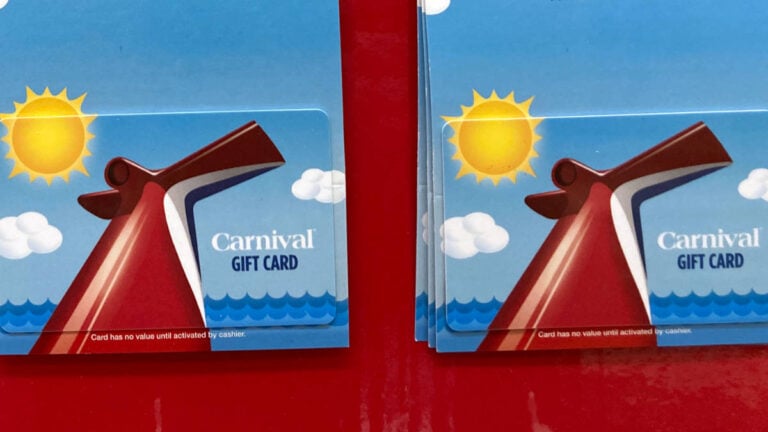 AARP Slashes Discount on Carnival Gift Cards Again