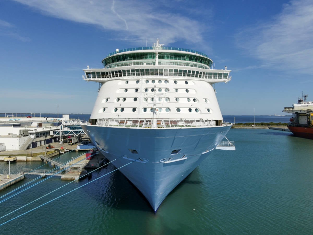 Voyager of the Seas Docked in Port Canaveral