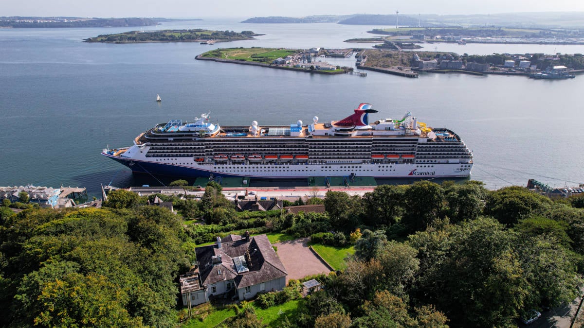 Carnival Cruise Ship Docked in Cork