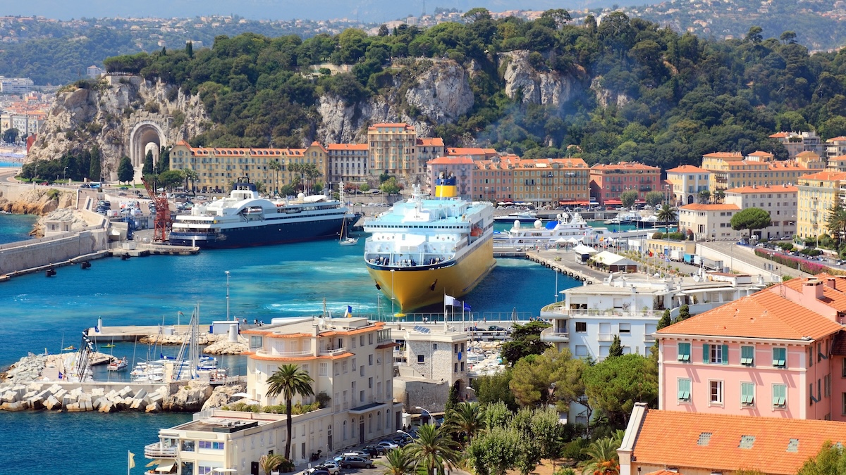 Nice, France, port