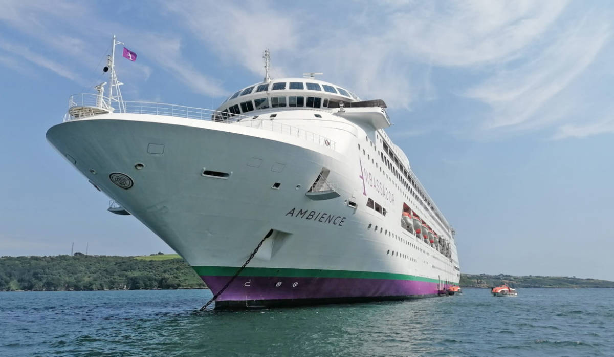 Ambassador Cruise Ship in Plymouth
