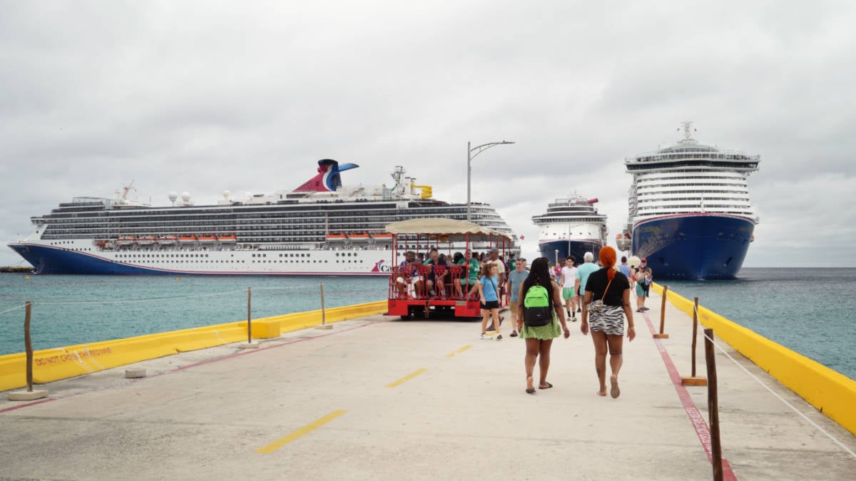 Carnival Cruise Ships Docked in Costa Maya