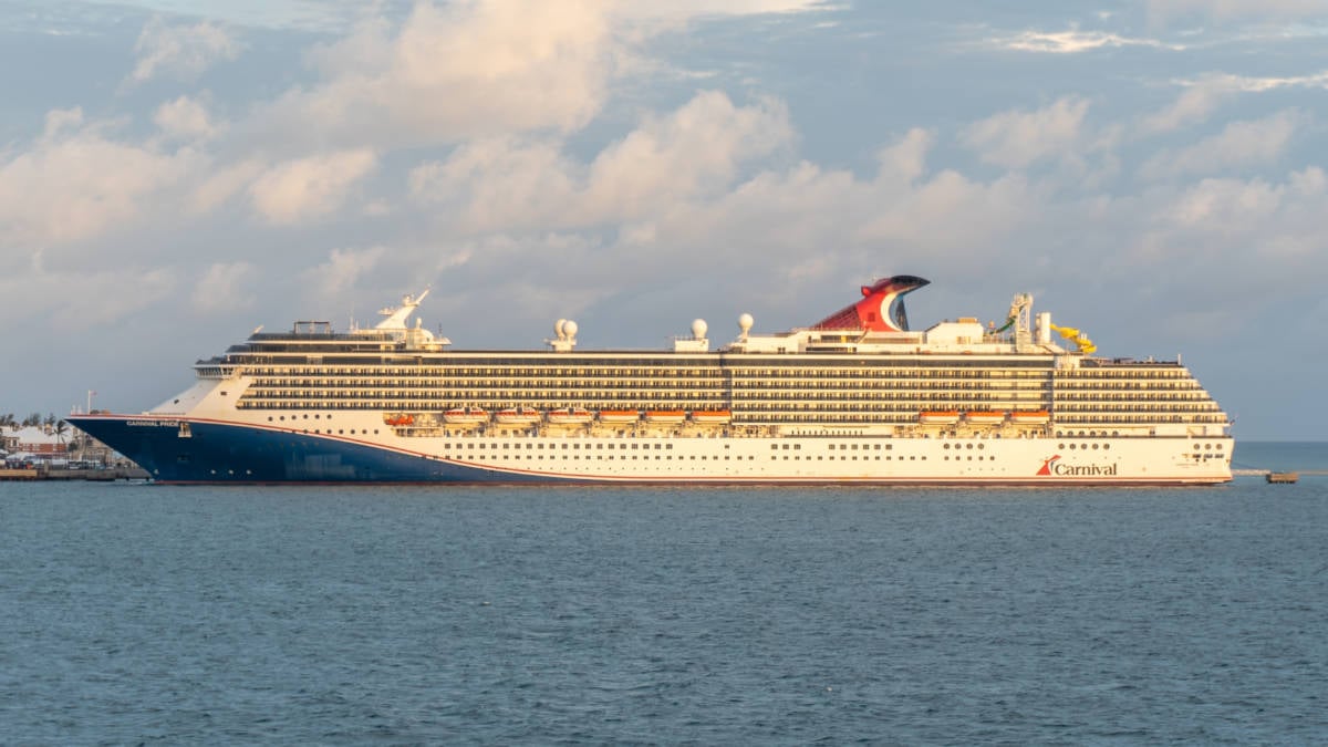 Carnival Pride Docked in Bermuda