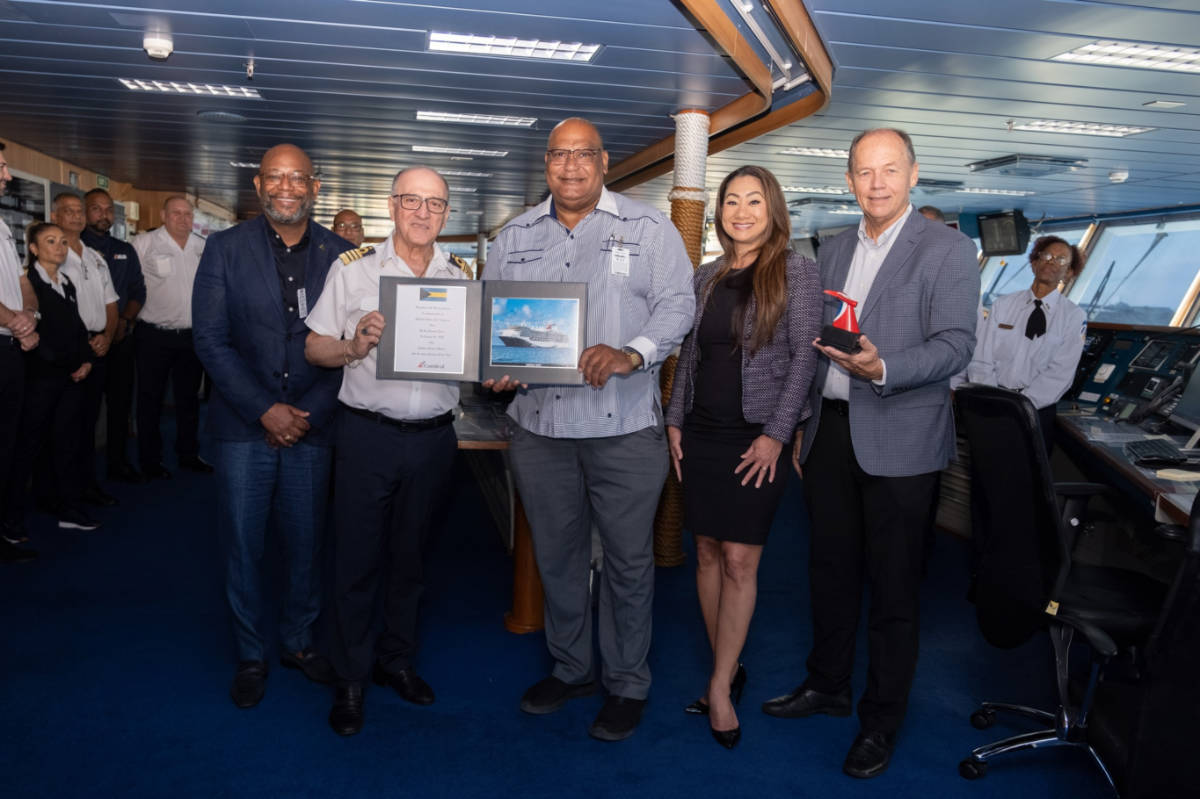 Carnival Spirit Ceremony on the Bridge