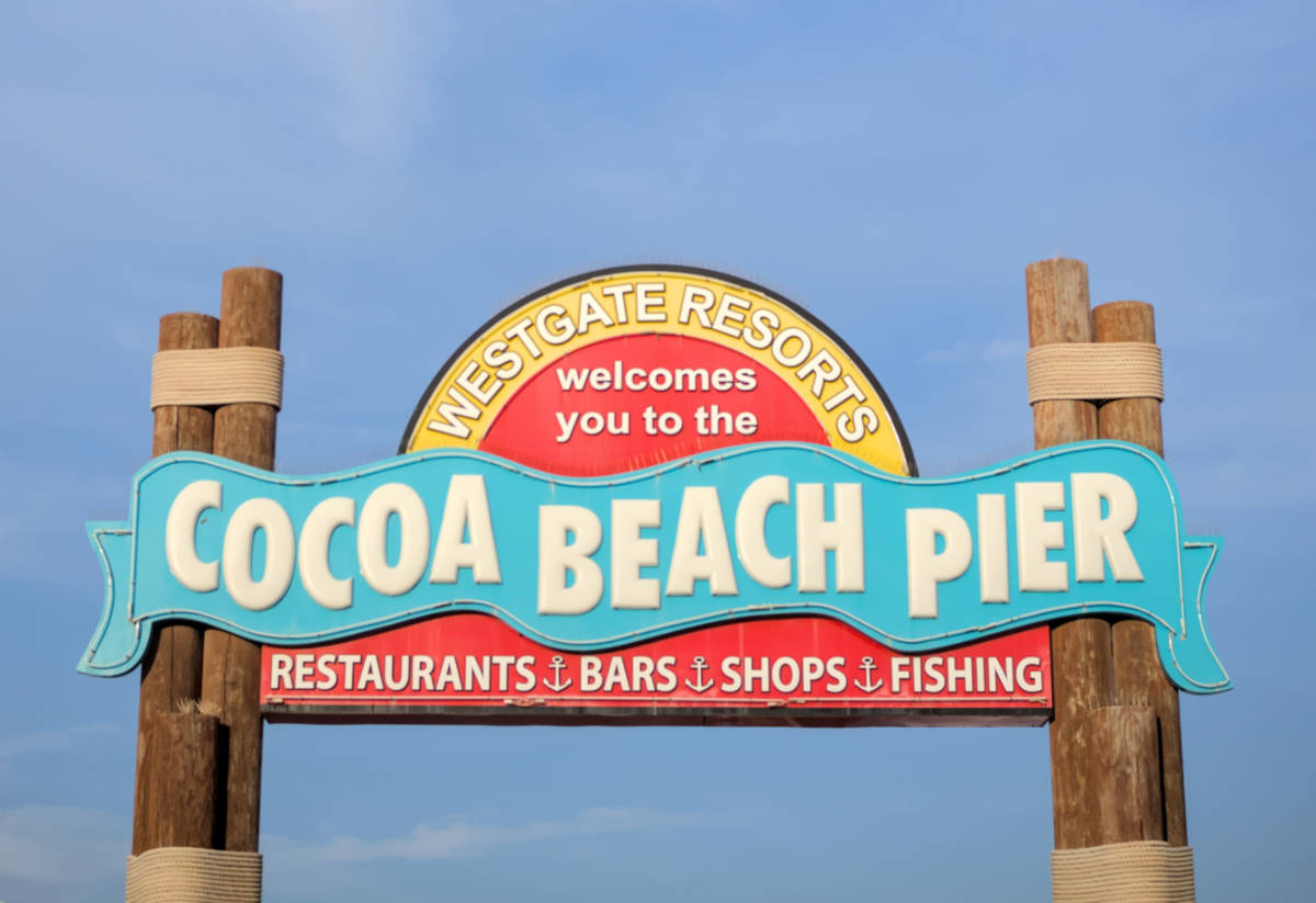 Cocoa Beach Welcome Sign