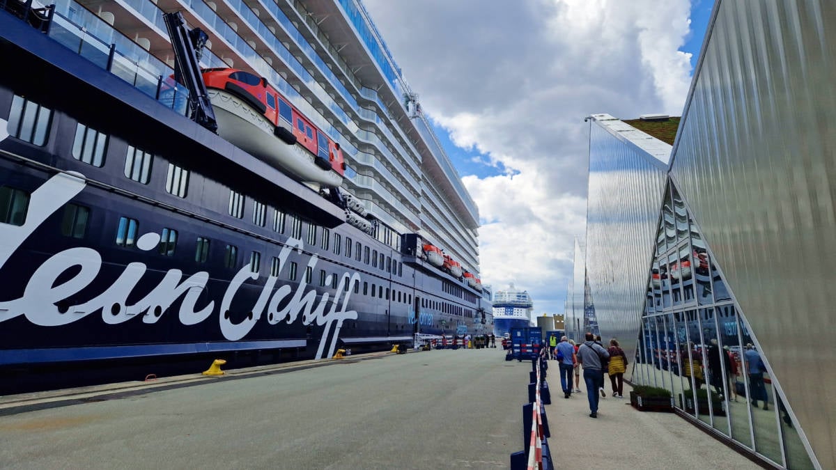 Cruise Ships Docked in Copenhagen