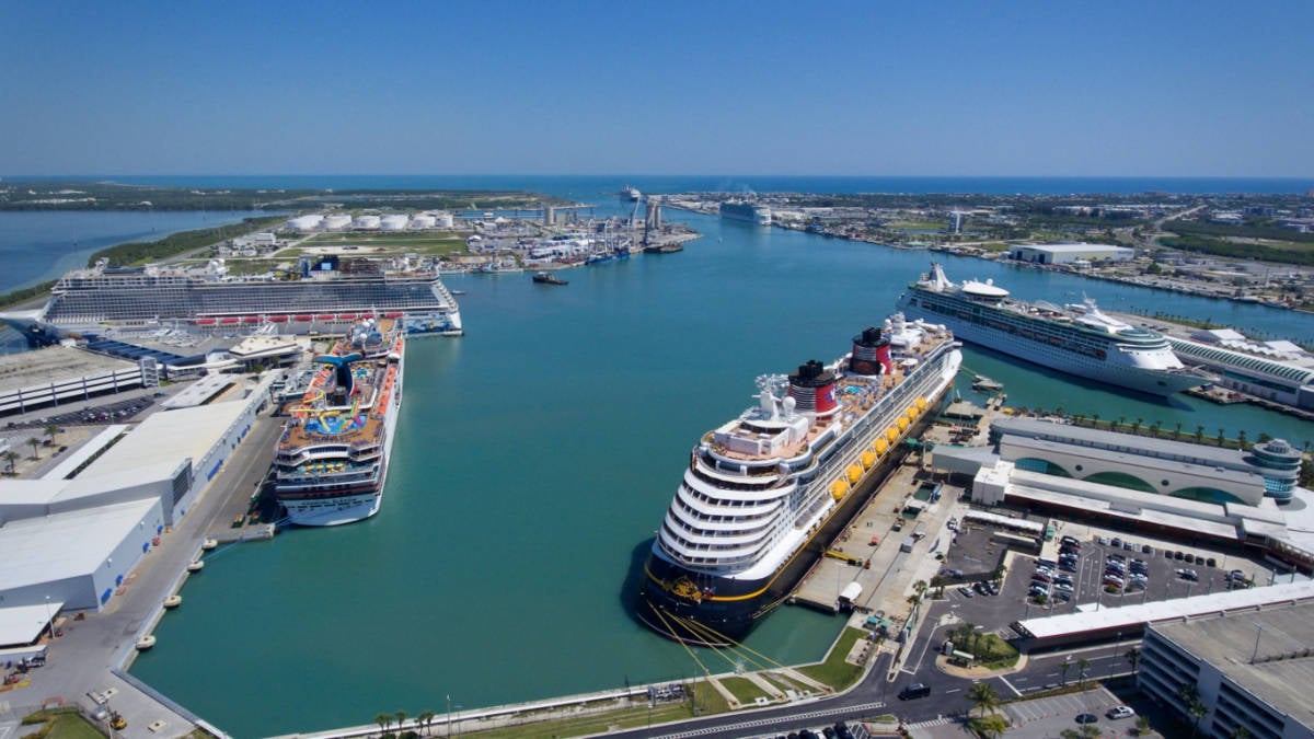 Full View of Port Canaveral