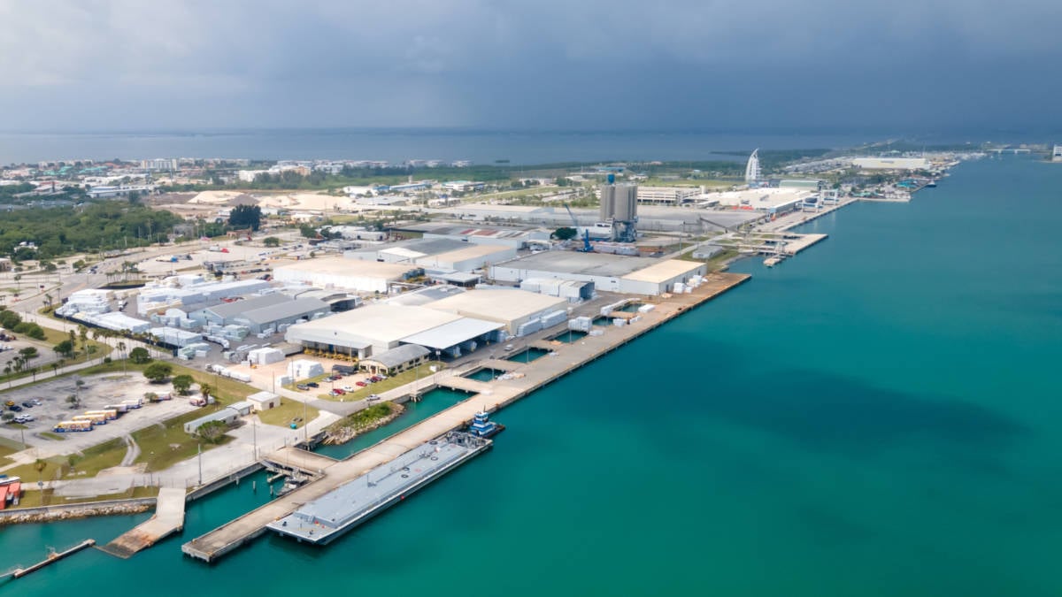 View of Port Canaveral, Florida