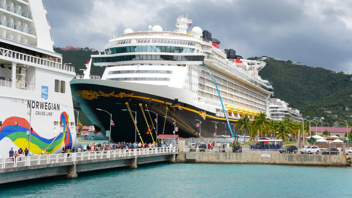 Cruise Ships in St. Thomas, US Virgin Islands