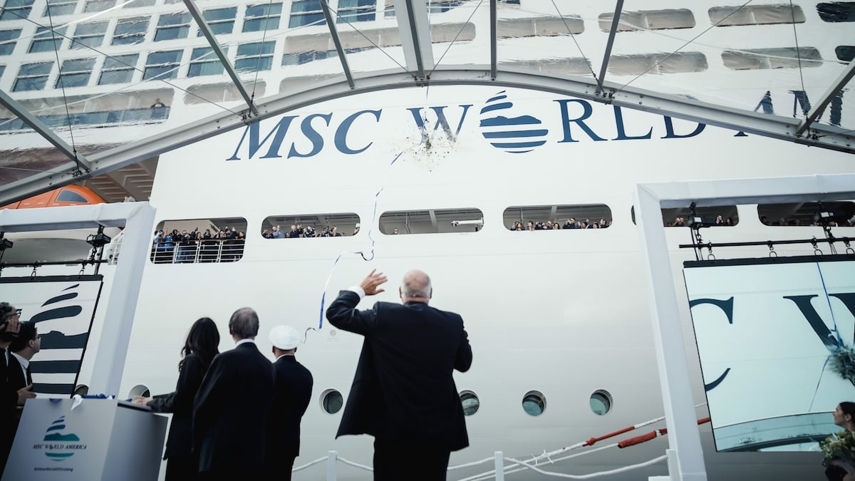 MSC World America delivery
