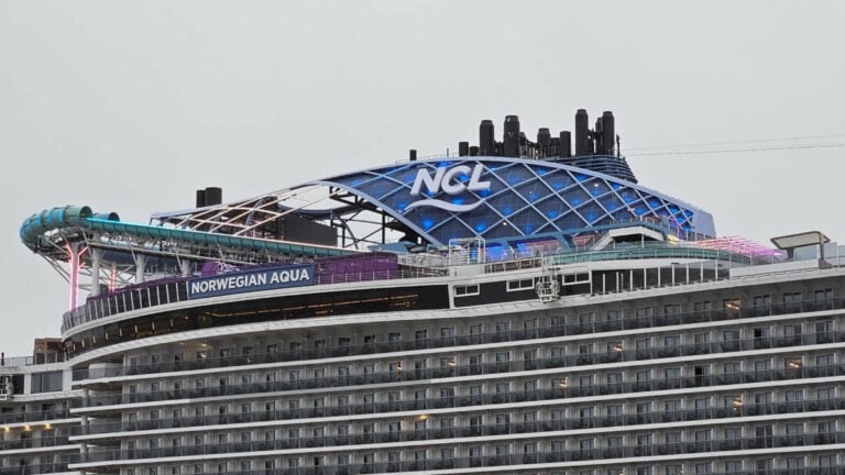Weather Forces Debark Change for Norwegian Aqua’s Maiden Crossing