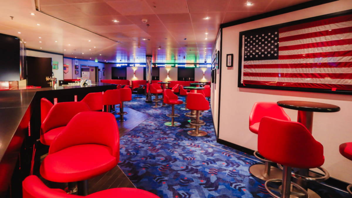 New Heroes Tribute Bar on Carnival Spirit