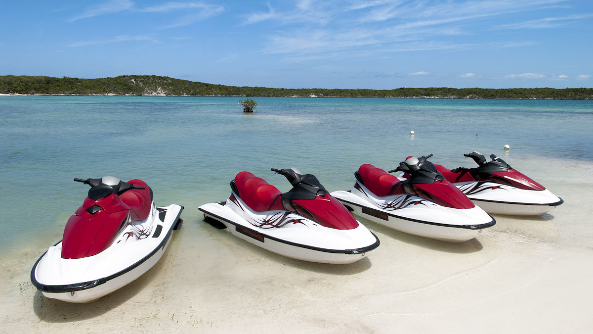 Jet Skis at Half Moon Cay (Photo Credit: Ramunas Bruzas / Shutterstock)