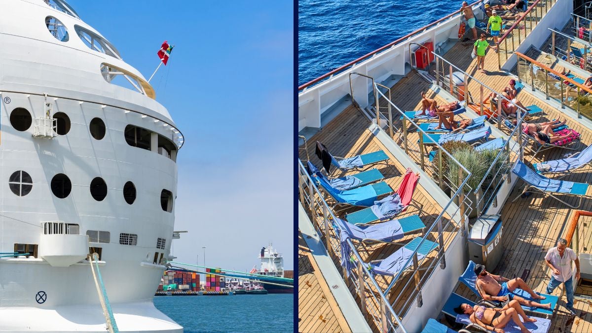Cruise Ship Aft and Deck